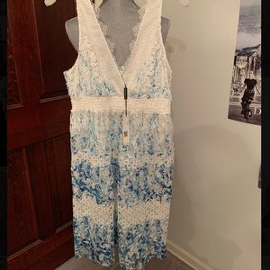 Elie Tahari Floral Lace Dress